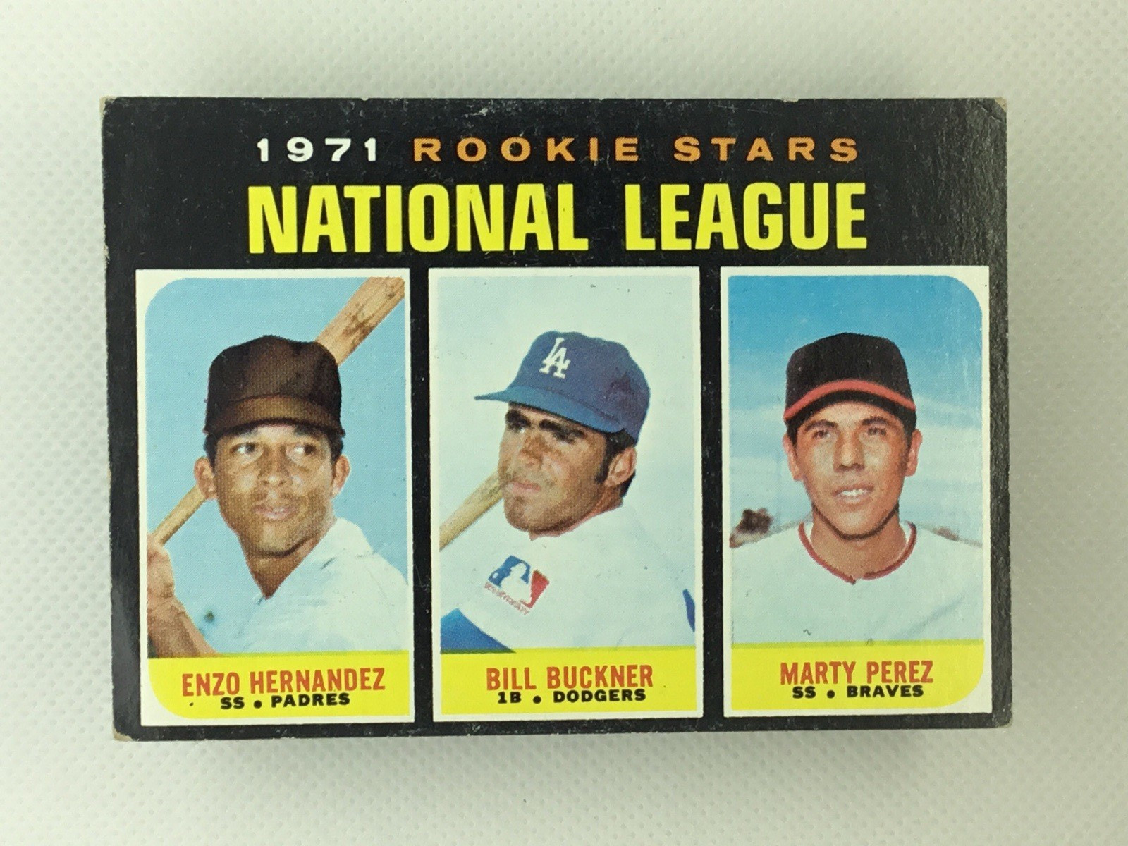1971 Topps  Topps #529 Rookie Stars N.L. Rookie Hernandez Buckner Perez