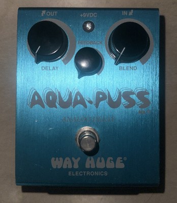 Way Huge WHE701 Aqua Puss MKII Delay Echo Effects Pedal