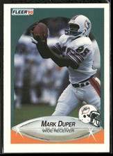 1990 Fleer Mark Duper #239 Miami Dolphins