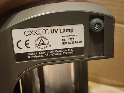 OPI-AXXIUM GEL SYSTEM Uv Light Lamp Model AX900 Professional Use