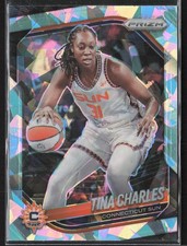 2025 Panini Prizm WNBA #3 Tina Charles Ice Prizms