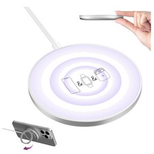 Mag-Safe Ladegerät iPhone Wireless Charger Ladestation für iPhone und Apple W...