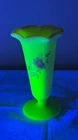 Fenton Glass Burmese 5" Bud Vase Mary Walrath/artist Pam Miller