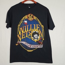 Willie Nelson Official Merch Outlaw Country Band Music T-Shirt Men's Size Med