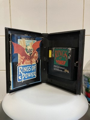 Rings of Power (Sega Genesis, 1991) With Case, Cartridge & Manual