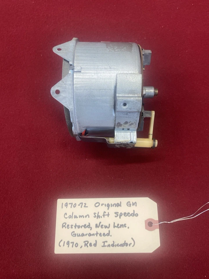 1970-72 Original GM Oldsmobile F-85, Cutlass & 442 Column Shift Speedometer - Image 4 of 4