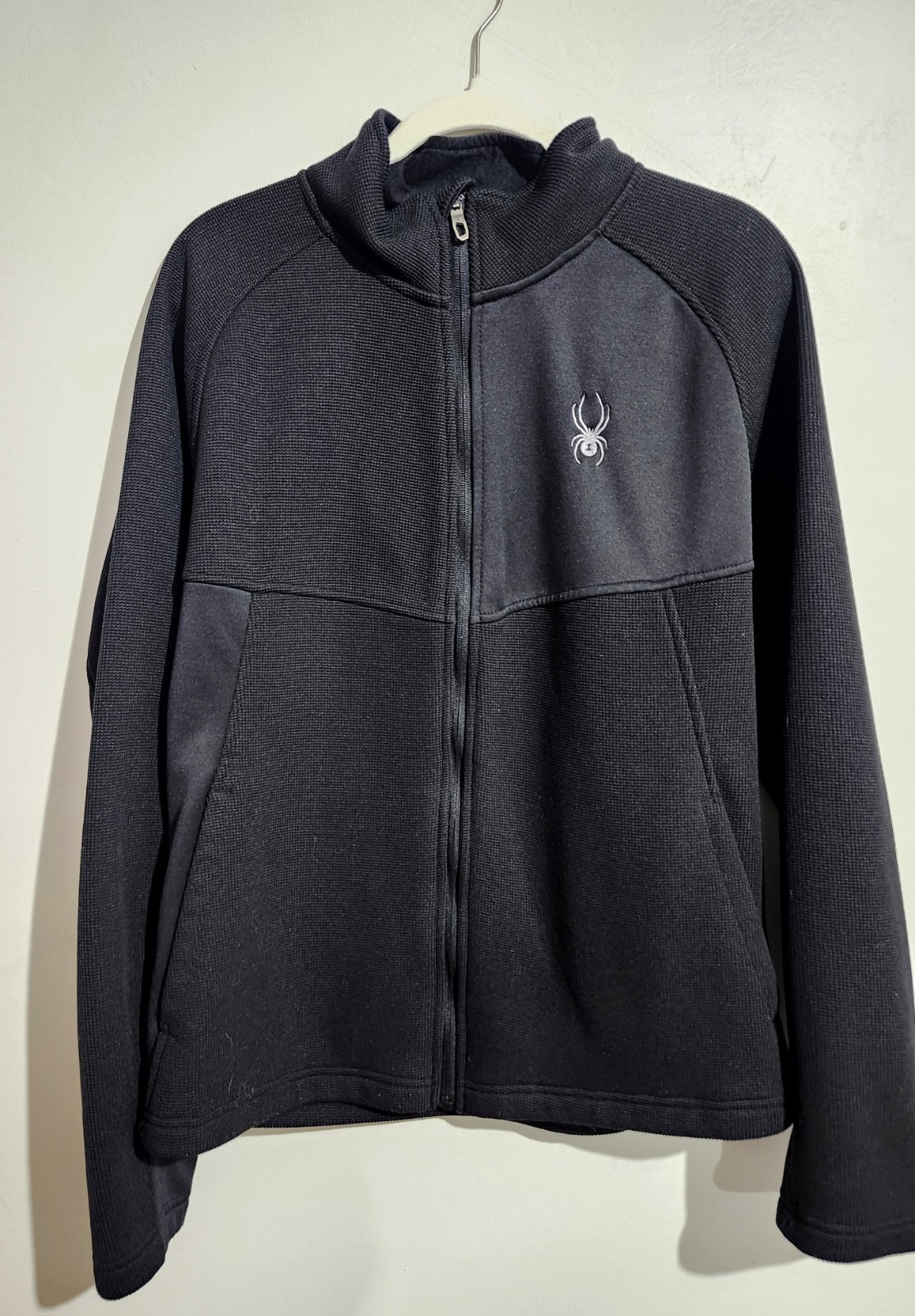 Spyder Men's Black Full Zip Basic Jacket Lined 10… - image 1