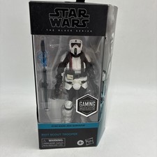 Star Wars Black Series Gaming Greats Riot Scout Trooper Action Figure Damage Box