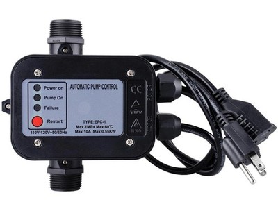 Smart Water Pump Pressure Controller Automatic Electronic Switch, Adjustable