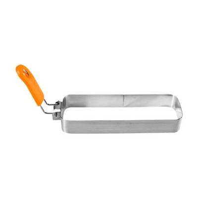 Spiegelei Ring für Grillplatte rechteckig Indoor tragbar Sandwich mit Griff