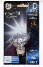 GE Reveal HD Light 50W / 120-Volt GU10 Flood Light Bulb - NEW