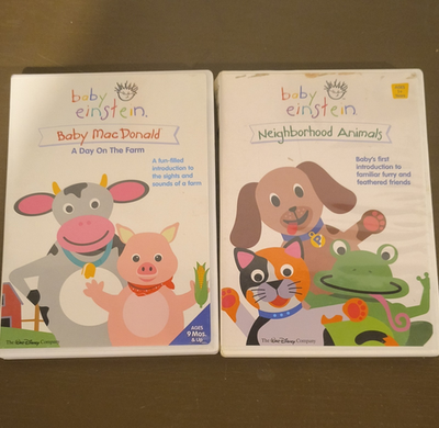 その他 Animals at Play [DVD] Baby Einstein MacDonald Farm & Neighborhood Animals DVD Set w