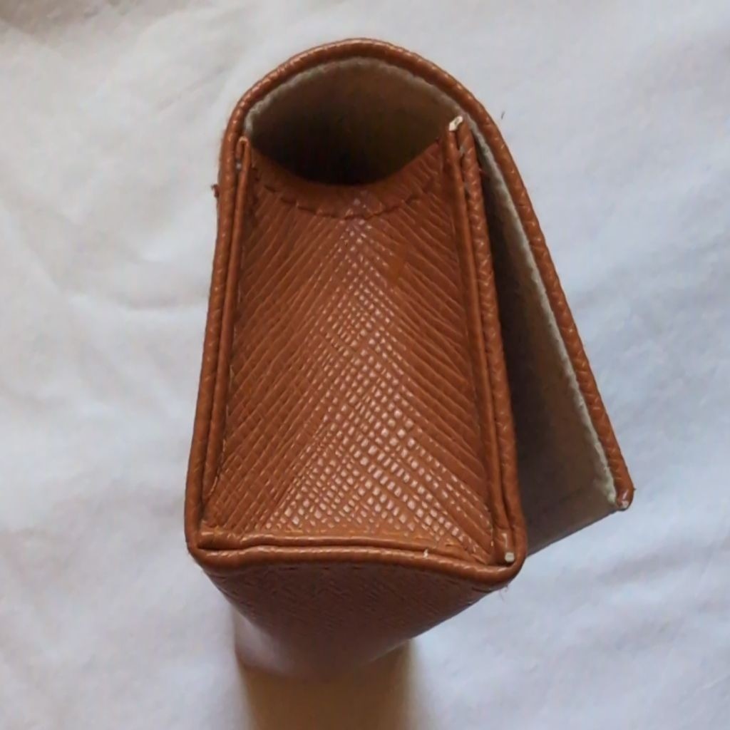 Tory Burch Hard Eyeglass Case, Brown, Pre-owned thumbnail 5