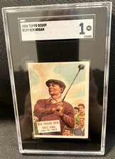 1954 Topps Scoop #129 Ben Hogan Ben Hogan New Golf King SGC 1