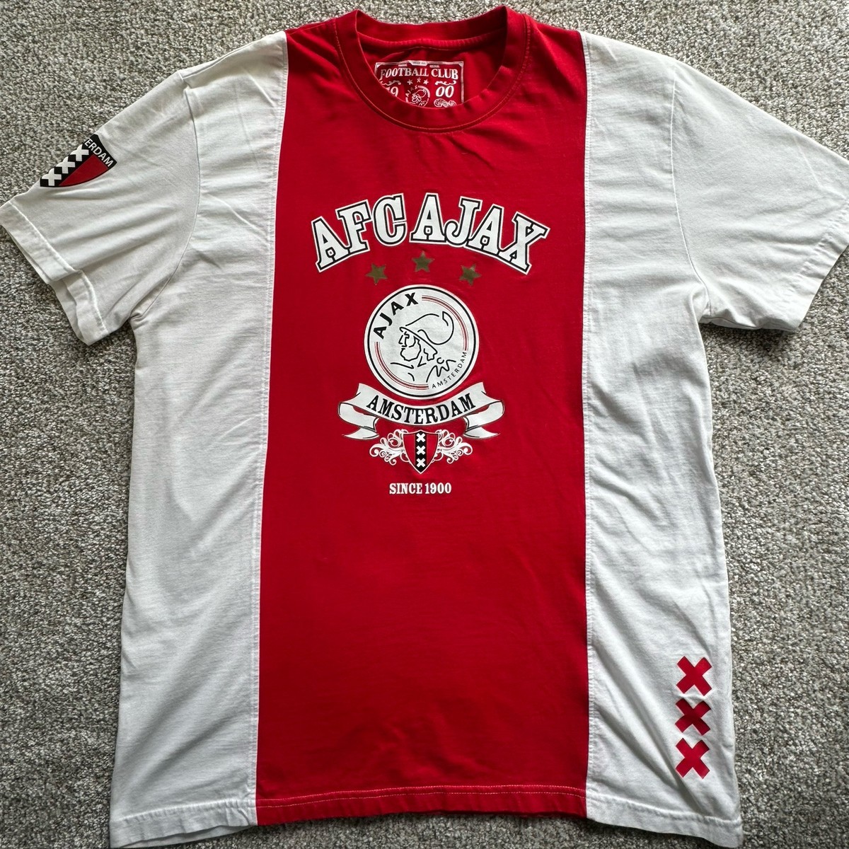 Ajax Amsterdam Vintage Men's XL Soccer Jersey AFC XXX EUC | eBay