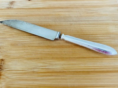 Vintage Jernbolaget Eskilstuna Sweden Dessert Knife 21 cm Silver-Colored Handle