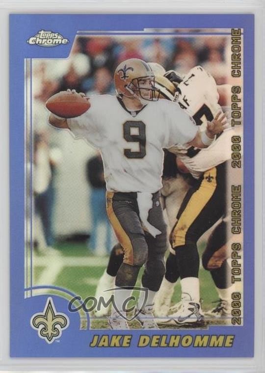 2000 Topps Chrome Refractor Jake Delhomme #155 Rookie RC h8k