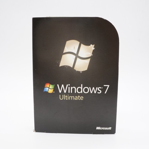 Microsoft Windows 7 Ultimate 32 & 64 Bit DVDs Genuine MS WIN Full Retail Box Key