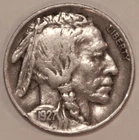 1927-P Buffalo Nickel - Extra Fine - #4103BN