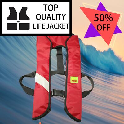 50% OFF NEW M-24 Manual Life Jacket Vest Auto Inflatable PFD Survival Floatation