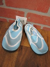 SURFGEAR NEW NWT kid water shoe size 9 blue press closure stretchy comfortable