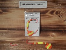 2-Hook Floating Crawler Harness - Size #2 Colorado Blade - 4'/48"-15lb -#4 Hooks