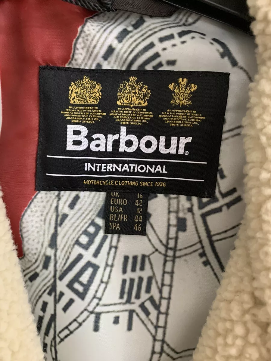 Barbour International Matlock Women s Wax Jacket Size 16 BNWT eBay