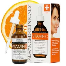 Advanced Clinicals Brightening Vitamin C Serum, 1.75 Fl Oz
