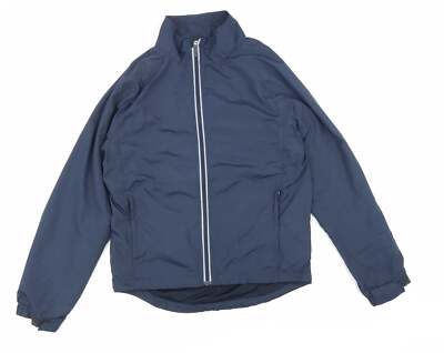 Tombo Herren blau Windbreaker Jacke Größe XS Reißverschluss