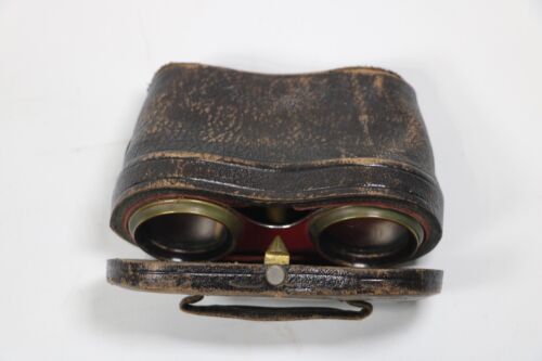 Vintage 1900's Lacour Fabt Paris "Mother of Peral Opera Glasses" Brass Body - Picture 21 of 24