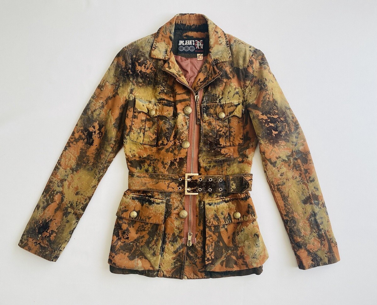 Veste Militaire Vintage Jean Paul Gaultier Années 80 - Taille 38 Femme, Occasion Très Bon État