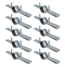 Highcraft Riser Clamp Piping Support, Epoxy Coated Steel (10 Pack)