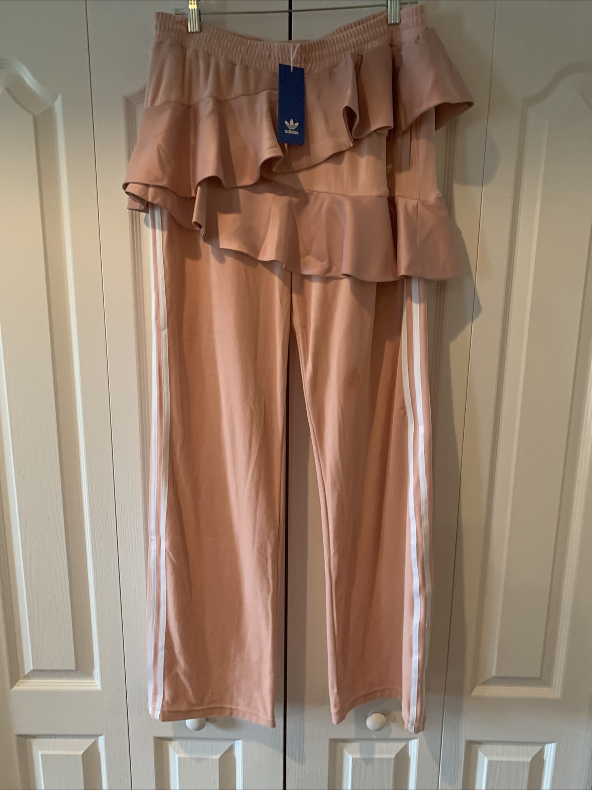 Adidas Originals Women's J Koo Pink Track Pants Sz L FT9892 NWT $110