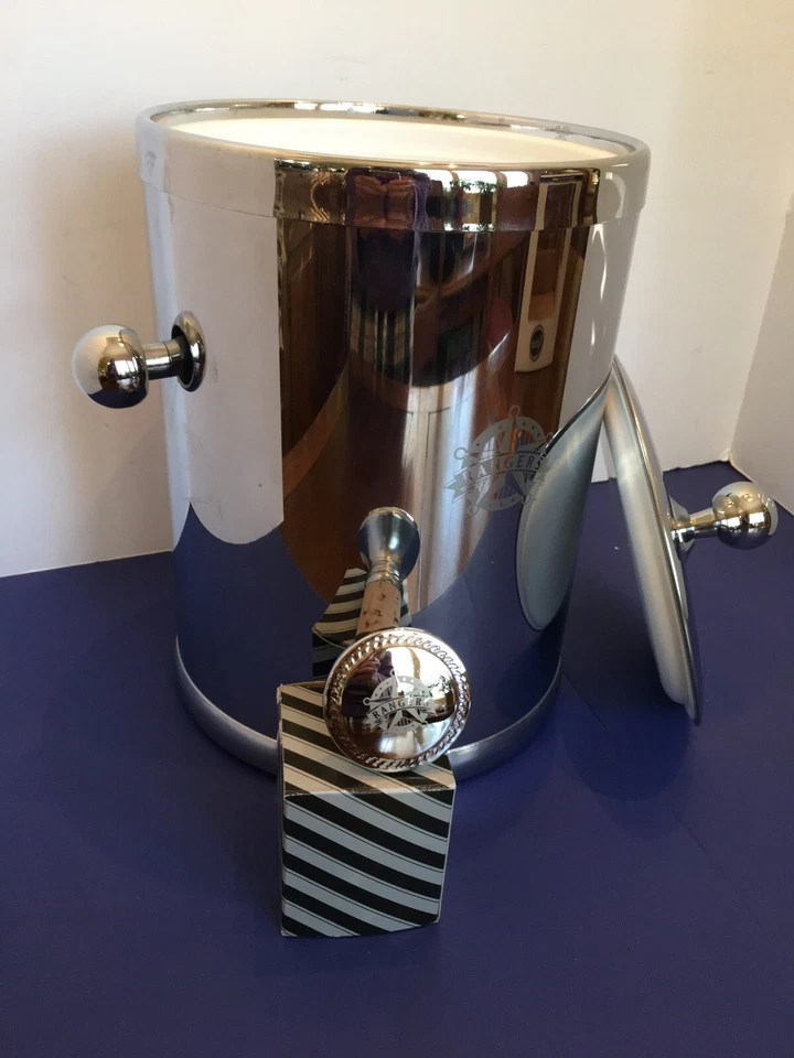 De colección Kraftware Nuevo Texas Rangers Cromo Champán Cubo de Hielo MLB Serie Mundial Foto 2 de 4