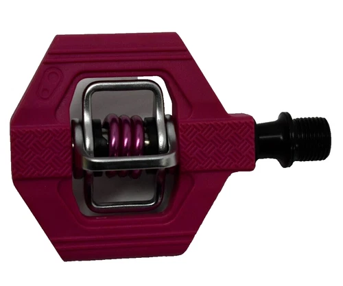 Crank Brothers Candy 1 Clipless Bike XC Trail Pedal & Cleat Bros Pink Fushia