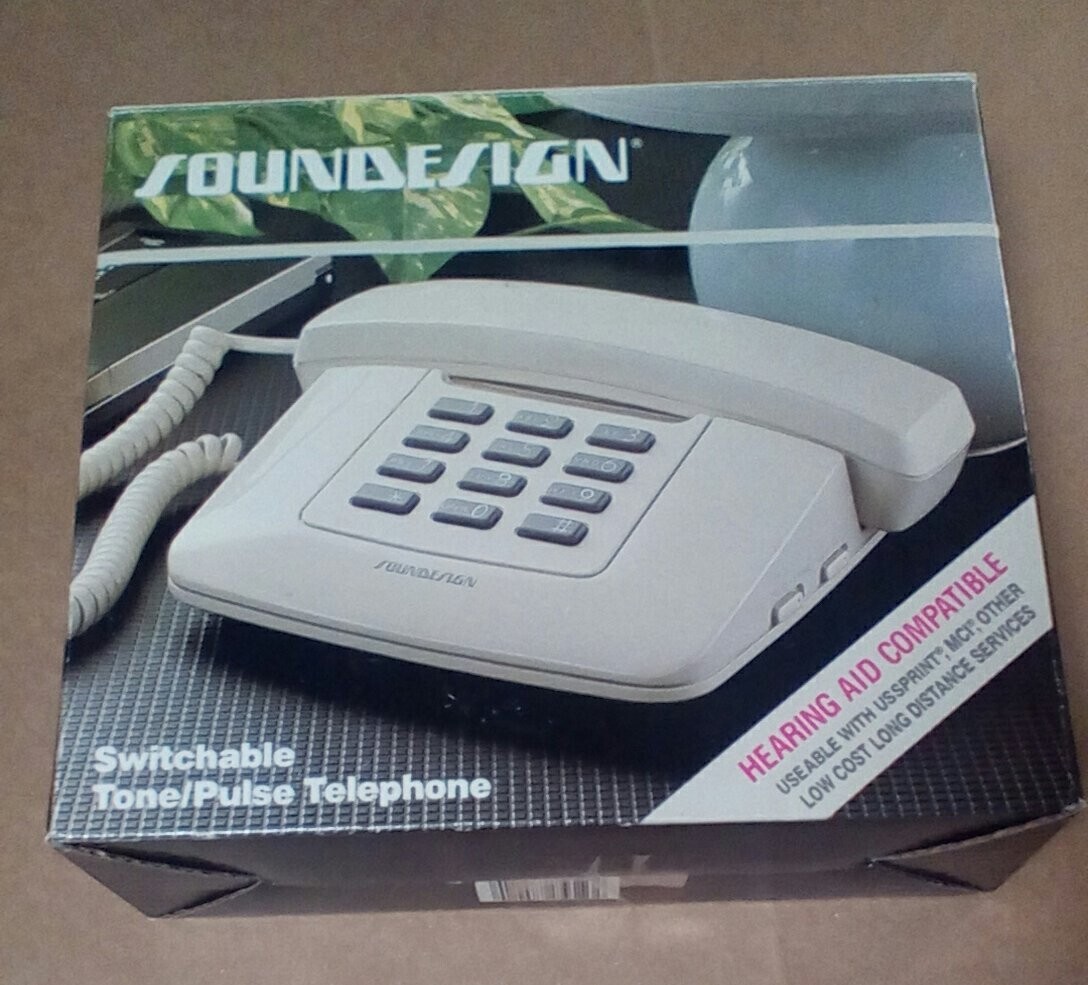 как выглядит Vtg Push Button Switchable Tone/Pulse Telephone Soundesign Indiana Pacers 1992 фото