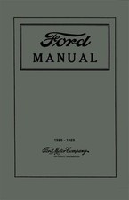 19201926 Ford Model T Owners Manual