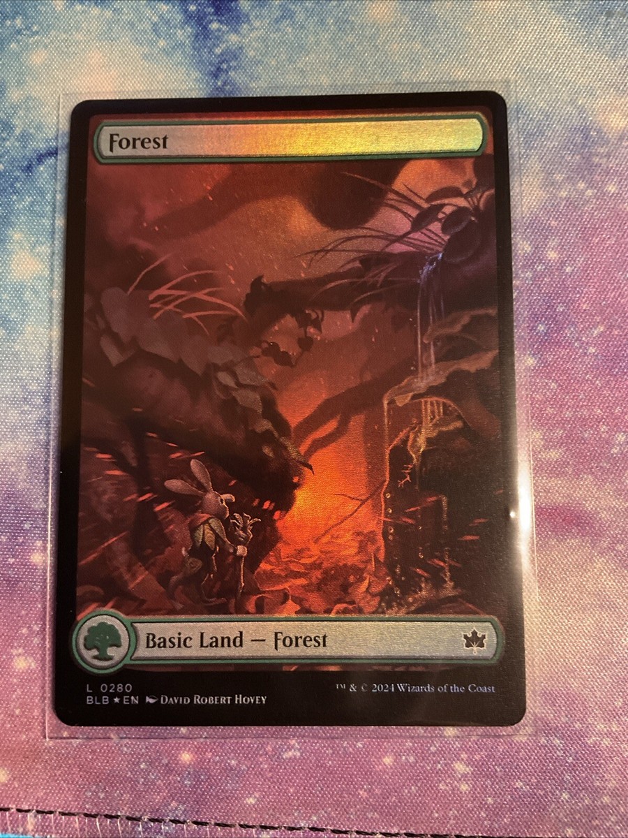 MTG Forest (Autumn 280) x1- Full Art-Bloomburrow-Near Mint | eBay