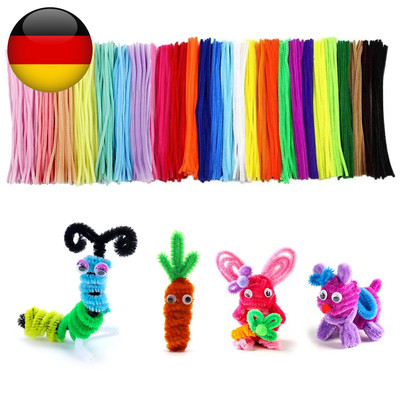 MIYUANNGKJ 300 Skt Pfeifenputzer Bunt Zum Basteln 25Farben Pfeifenreiniger Biege