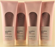QTY 4 - Bath & Body Works SENSITIVE SKIN COLLOIDAL OATMEAL Body Wash Shower 10oz