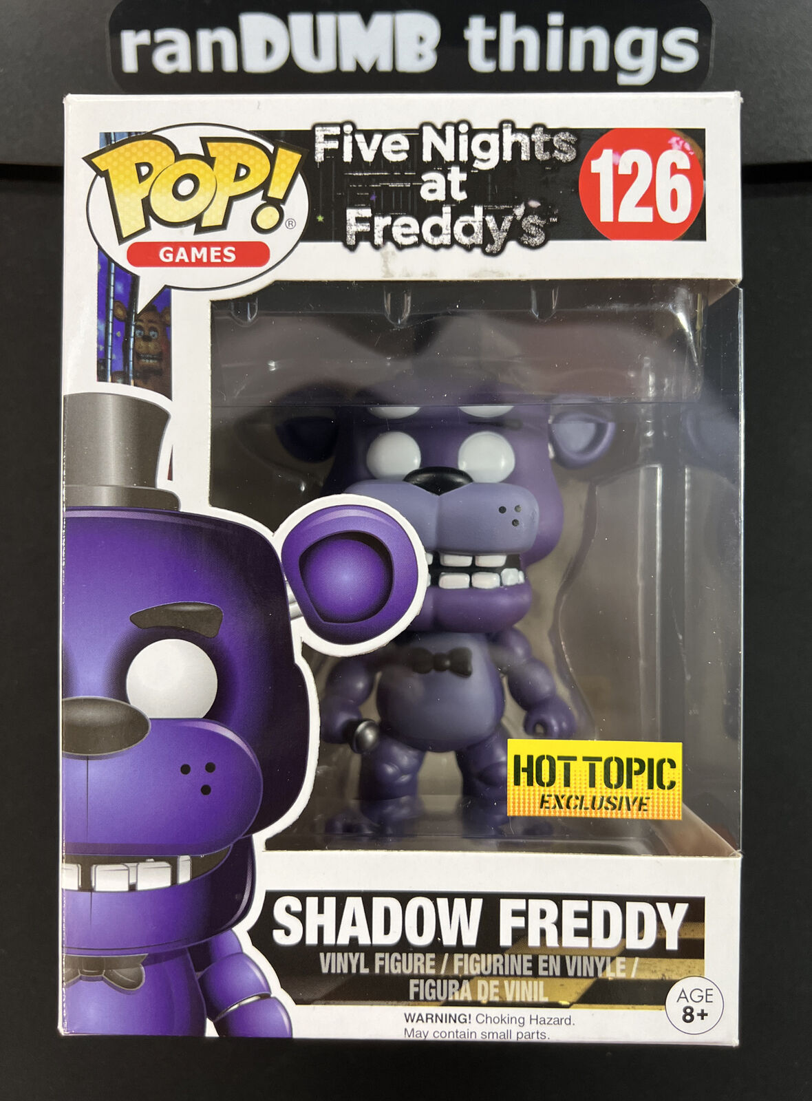 Funko Five Nights at Freddy's Shadow Freddy Plush (Hot Topic