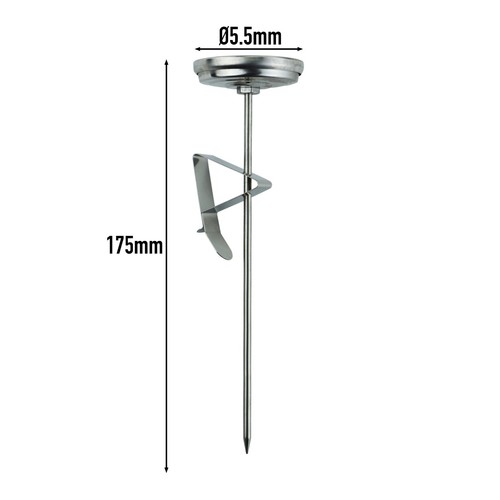 Soap or Candle Making Thermometer for Wax Melting 175mm Probe & Jug Clip -IN-127 - Picture 3 of 7