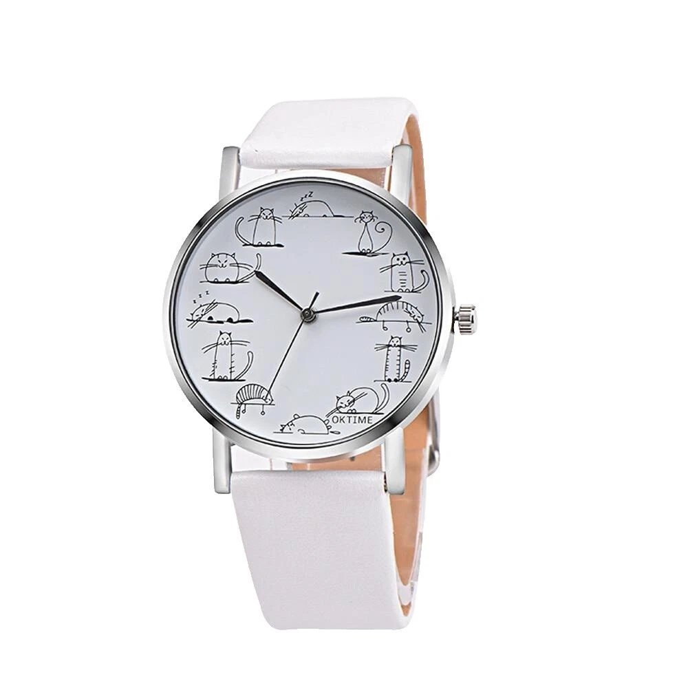 Cartoon Leather Wristwatches