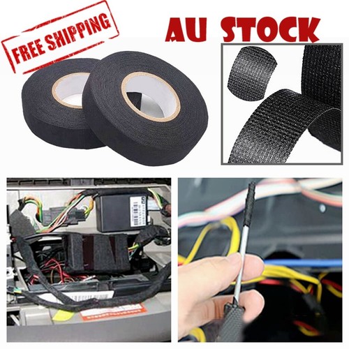 8 Roll Electrical Harness Tape Cloth Heat Proof 19mmx15M Wire Noise