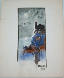 Sale Good Deals Scarce 1916 Thomas William Cole Original Watercolor Painting Scottish Castle On-Demand -Aksarapublic.com