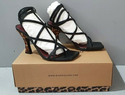 river island leopard heels