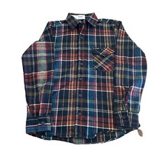 Vintage Wrangler Women’s Western Flannel Ranch Shirt Small Wool Blend USA Made