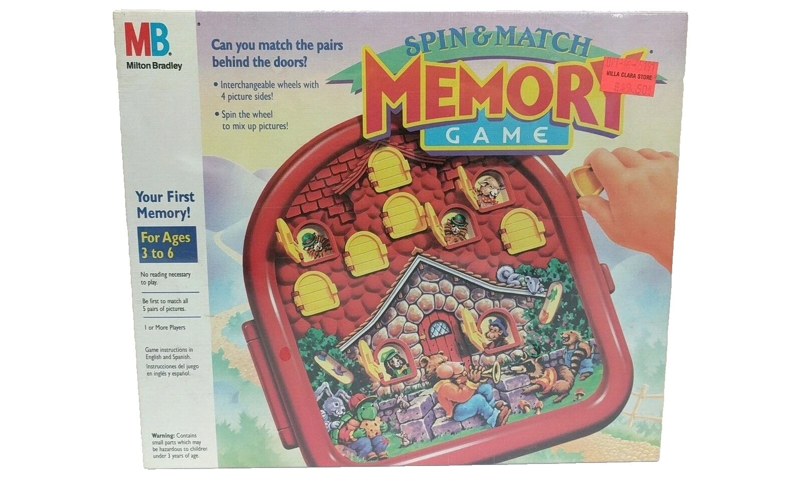 3-4 Years Memory Game Vintage Manufacture Board & Traditional Games