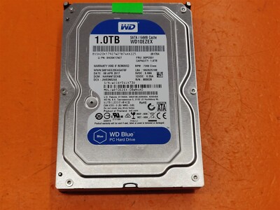       HDD Hard Drive SATA Desktop 3.5'' WD Blue WD10EZEX-08WN4A0 1TB