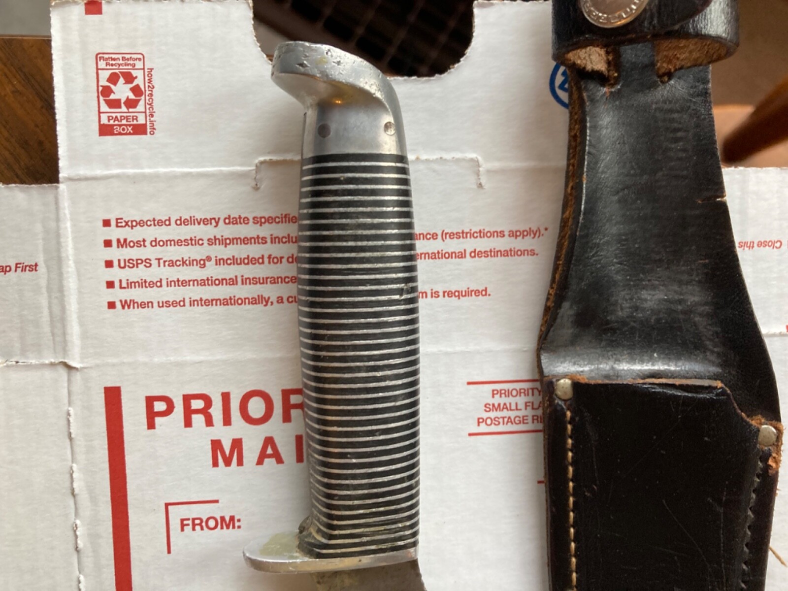 VINTAGE WESTERN BLACK BEAUTY F39 KNIFE eBay